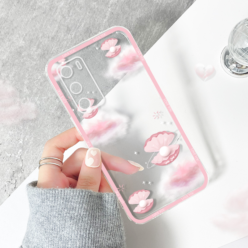 适用华为p40手机壳p40pro少女清新p40pro+小众高级感p40青春版透明软萌P40网红HUAWEI硅胶保护套PRO新款可爱