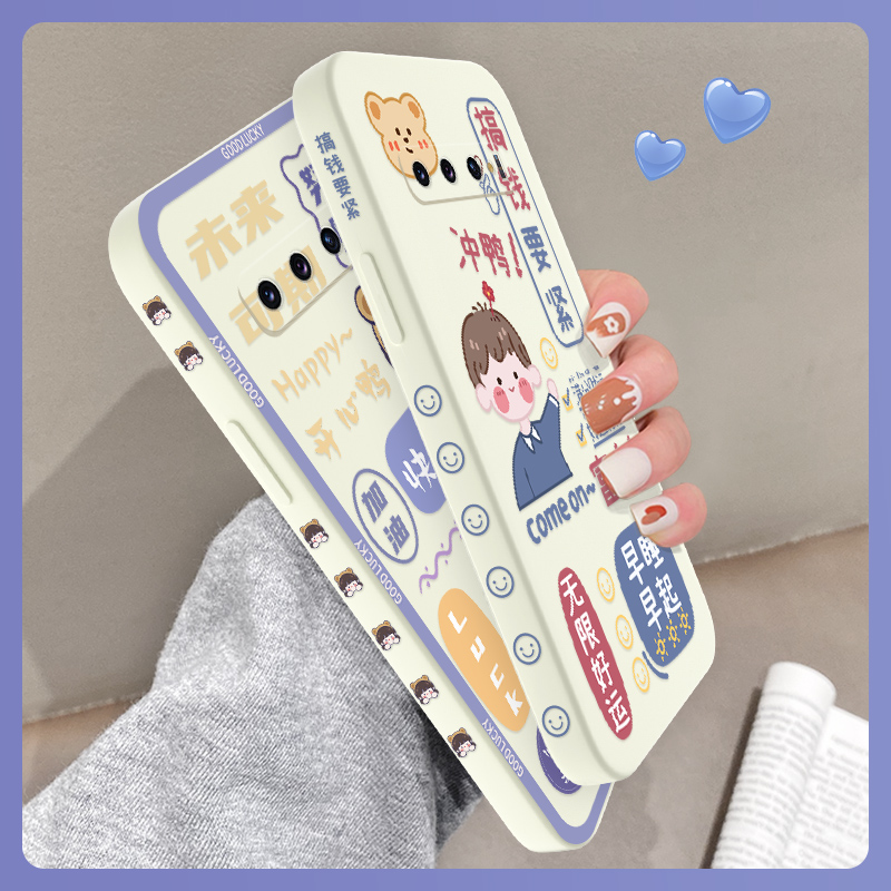 趣味卡通文字适用三星s10手机壳s10+小众高级感s10lite网红女s10e新款Samsung液态硅胶S10全包青春版保护套潮