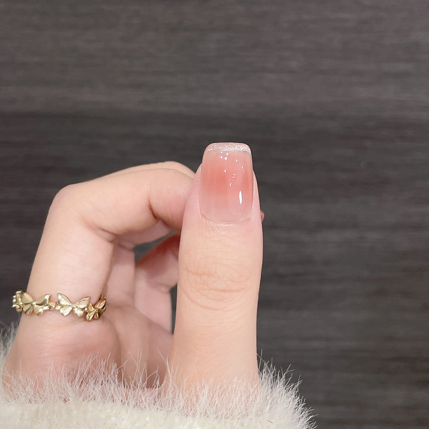 纯手工美甲穿戴甲2026新款学生党短款精致裸色显白高级感哈妮少女,淘宝优惠券,粉丝福利购,淘宝优惠卷