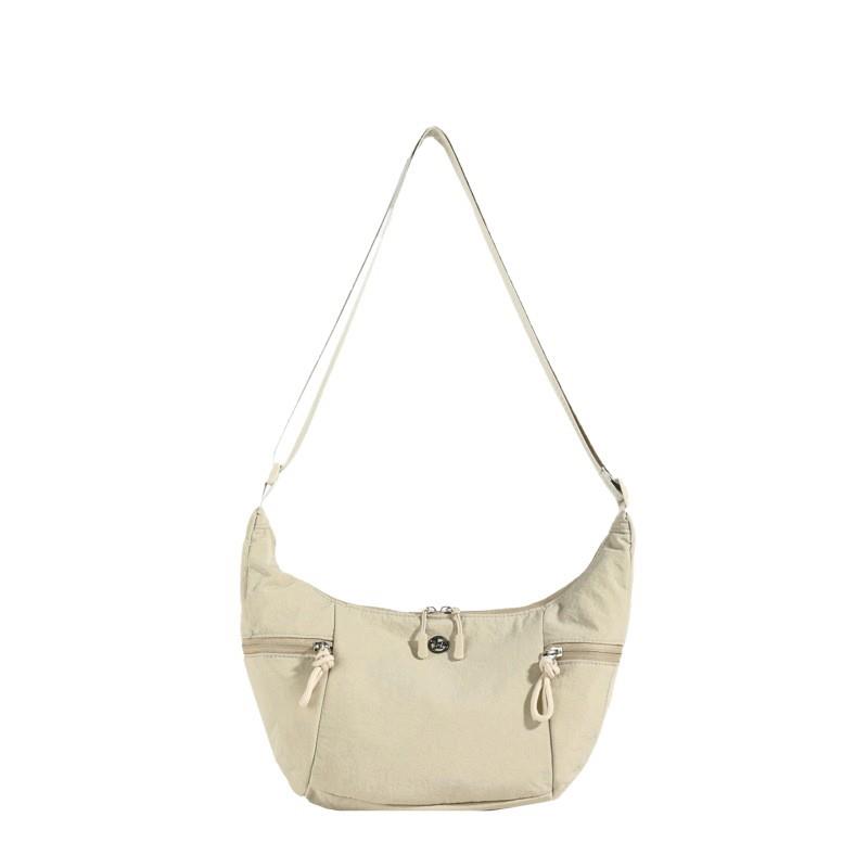 New Lulu croissant bag, lightweight large-capacity dumpling bag, shoulder crossbody bag, sports fitness yoga bag