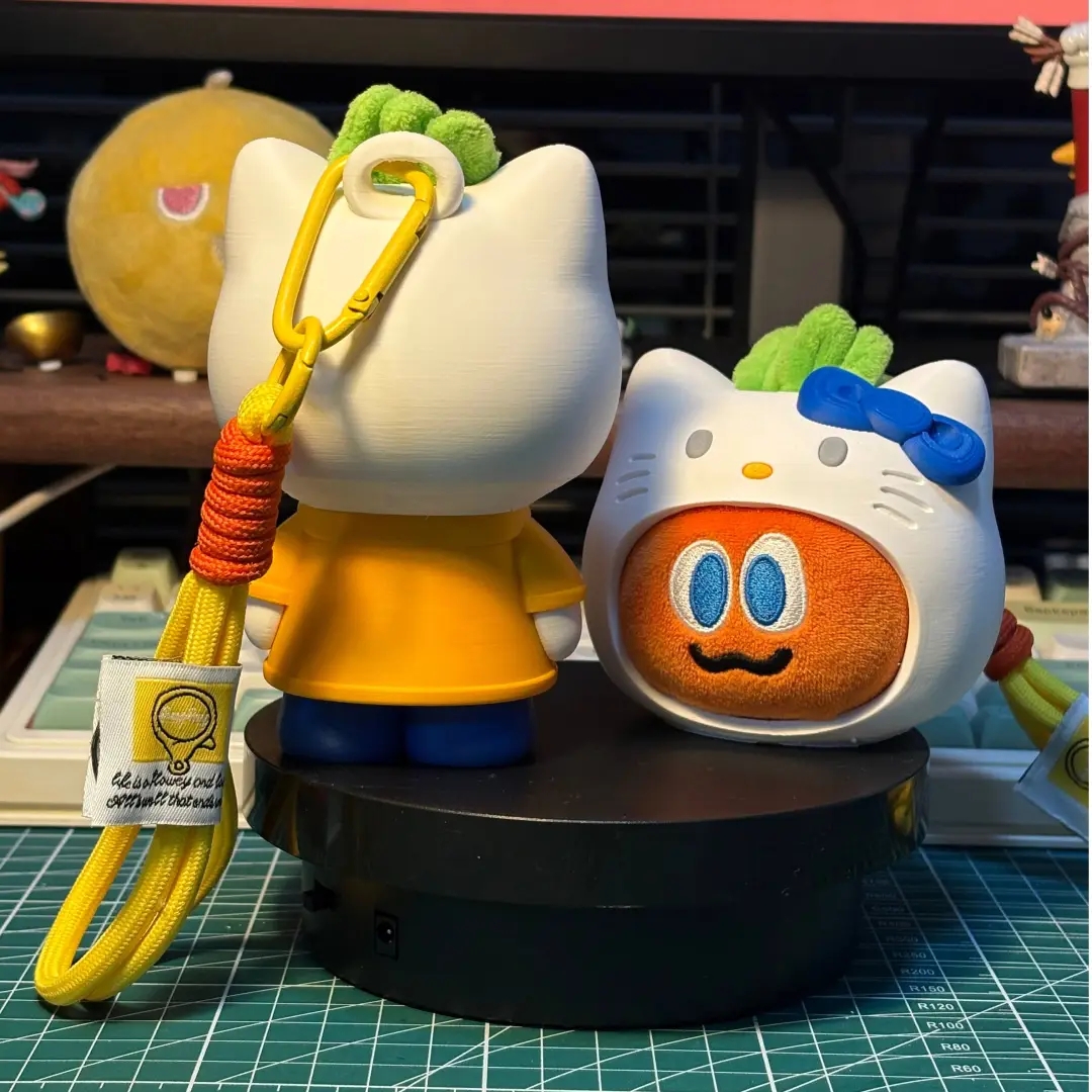 哈喽kitty卜卜头套wmls五月天摆件演唱会适配199组小卜mini卜挂件 - 图0