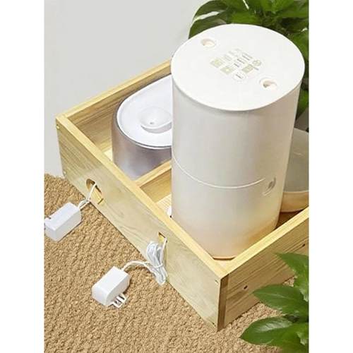 meoof觅凹蛋卷自动喂食器白月光智能饮水机猫咪狗狗固定垫高架 - 图1