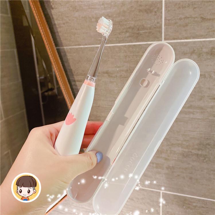 日本Yucca儿童宝宝成长型电动声波牙刷6月-15岁三阶刷头附收纳盒 - 图2