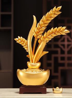 大卖麦穗店铺新店开业大吉摆件礼物收银台装饰品前台招财生意兴隆