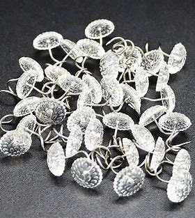 不锈钢透明螺旋针供应袋装家用被罩夹床裙边沙发罩固定别针扭扭钉