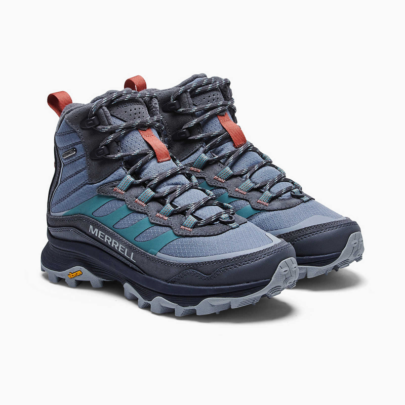 Merrell/迈乐女鞋Moab中帮防水户外徒步鞋登山运动防滑缓震50804W-图3