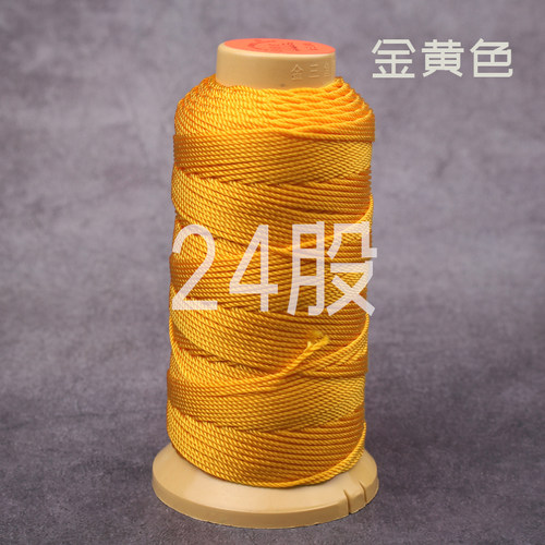 24股金三鱼股线1.6mm柔软手工DIY常用串珠绳编织粗款男士手链线材 - 图3