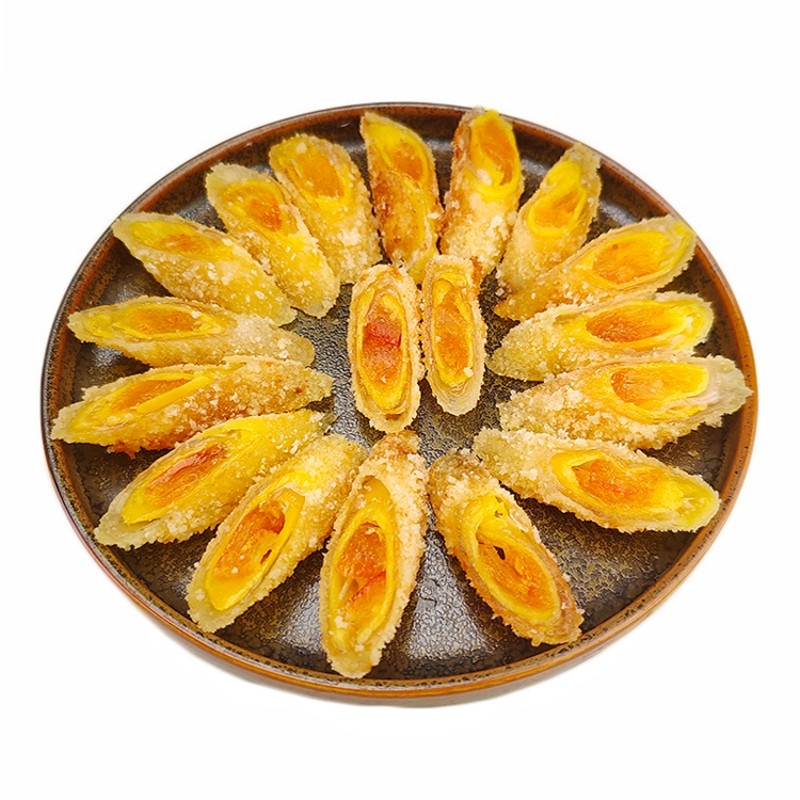 潮汕手工咸蛋卷特色小吃蛋黄卷蛋黄酥春卷油炸半成品酒店餐饮商用,淘宝优惠券,粉丝福利购,淘宝优惠卷