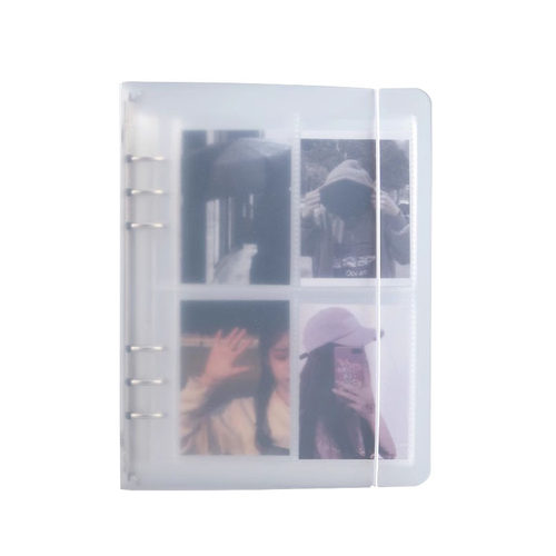 3寸5寸7寸活页相册私人定制logo拍立得明信片卡册照片收纳册透明A5收集册大容量收藏册少女心写真纪念册 - 图3