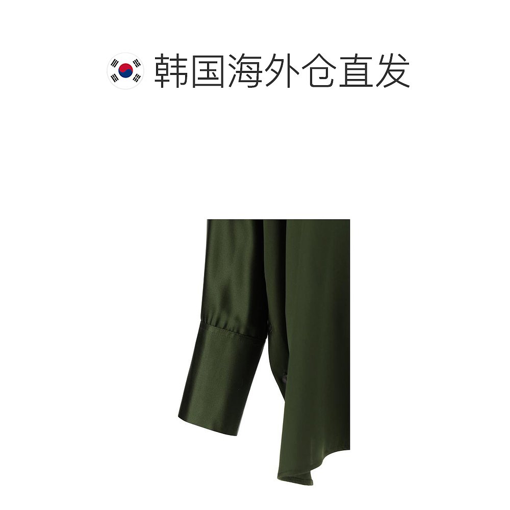 韩国直邮ELLA24SS衬衫女PSH191SATIN VERDONE578GREEN-图1