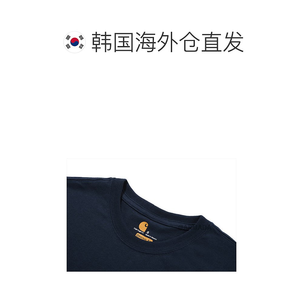 韩国直邮Carhartt T恤 卡哈特/K126/口袋/长袖T恤 - 图1