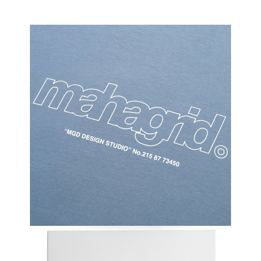 韩国直邮MAHAGRID 新款潮牌日常休闲百搭短袖t恤MG2CMMT508ALB - 图3
