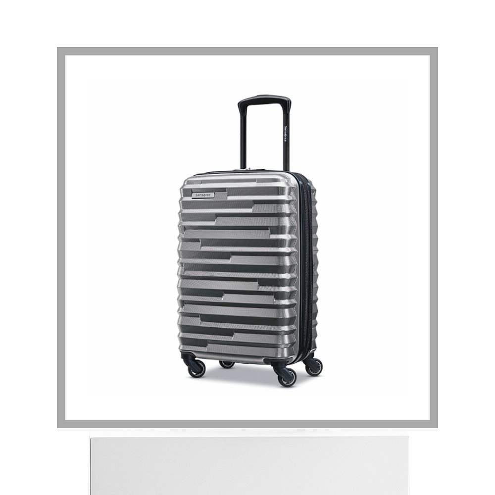 韩国直邮Samsonite 旅行箱 新秀丽拉链箱包 51cm (20) - 银色 - 图3