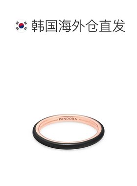 韩国直邮PANDORA PANDORA 189655C01 Pandora Me 黑色珐琅玫瑰戒