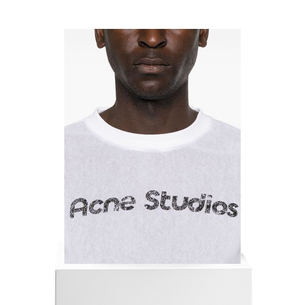 韩国直邮ACNE STUDIOS24SS短袖T恤男BL0375TSHI000569 OPTICWHITE - 图3