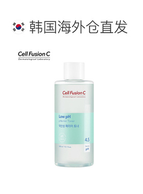 韩国直邮Cell Fusion C秀肤生蓝色清爽爽肤水女款弱酸温和30正品