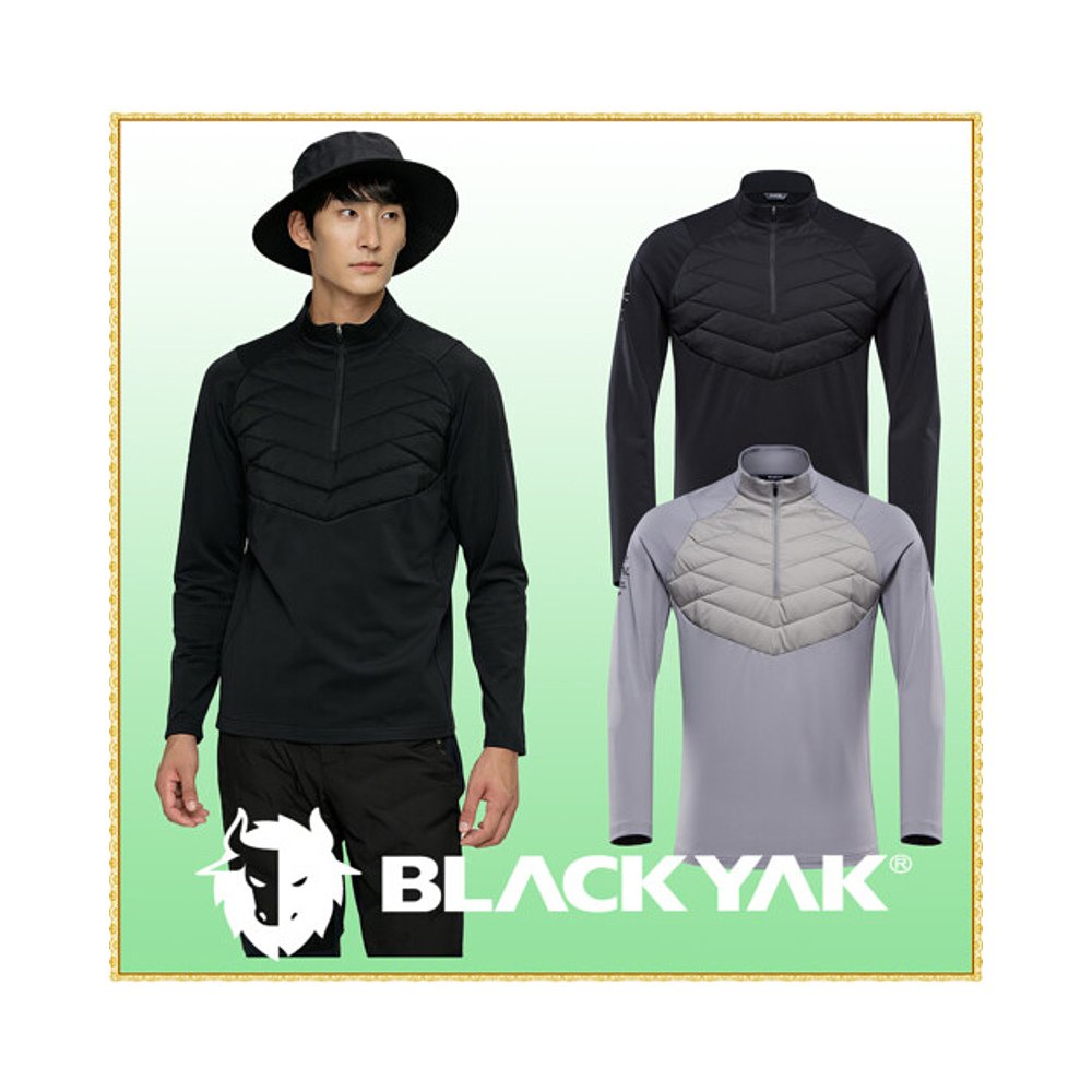 韩国直邮[Blackyak] 男士 M burning2T恤#1(1BYTSW2010) - 图0