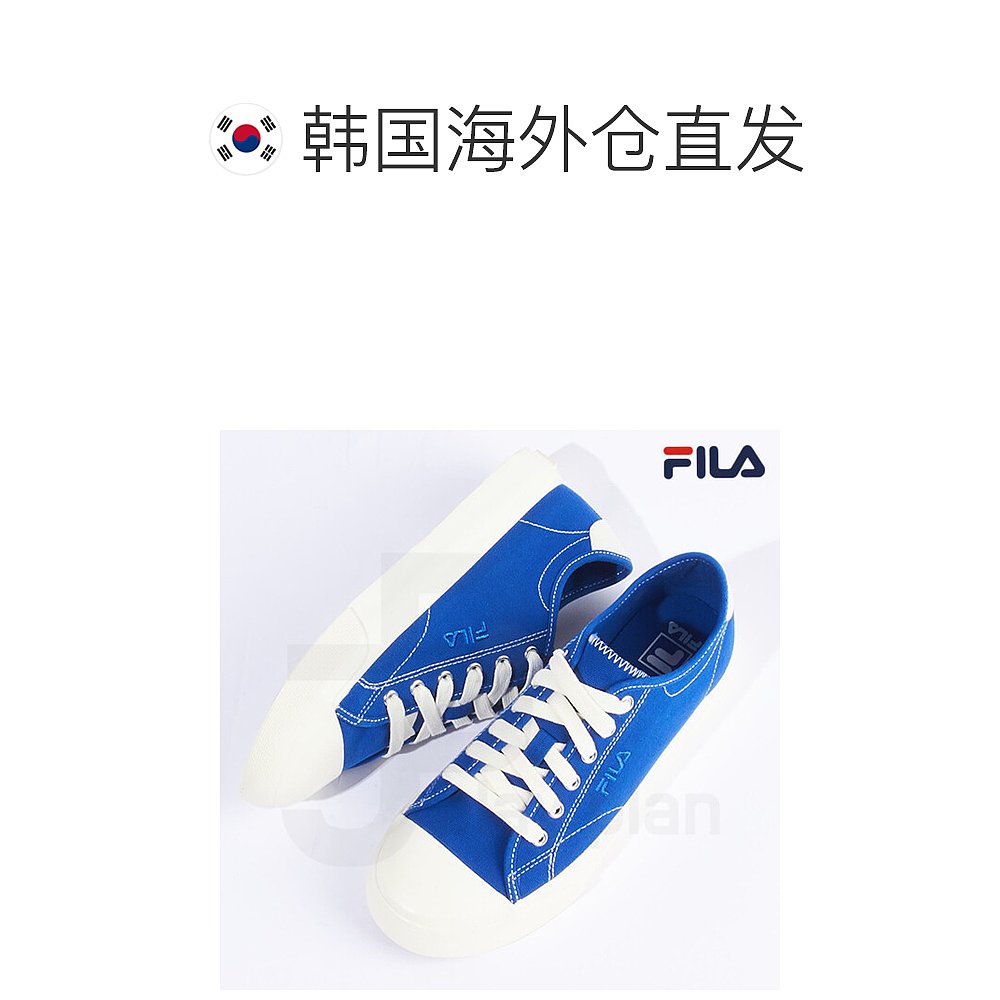 韩国直邮Fila 休闲板鞋 [FILA] 共用 经典款 KICS V3 帆布 帆布休 - 图1