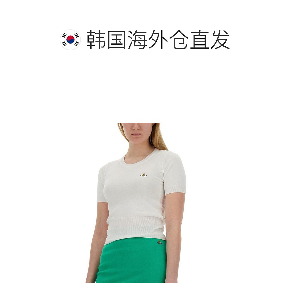 韩国直邮VIVIENNE WESTWOOD24SS毛衣女1803002Q Y001BA401WHITE - 图1