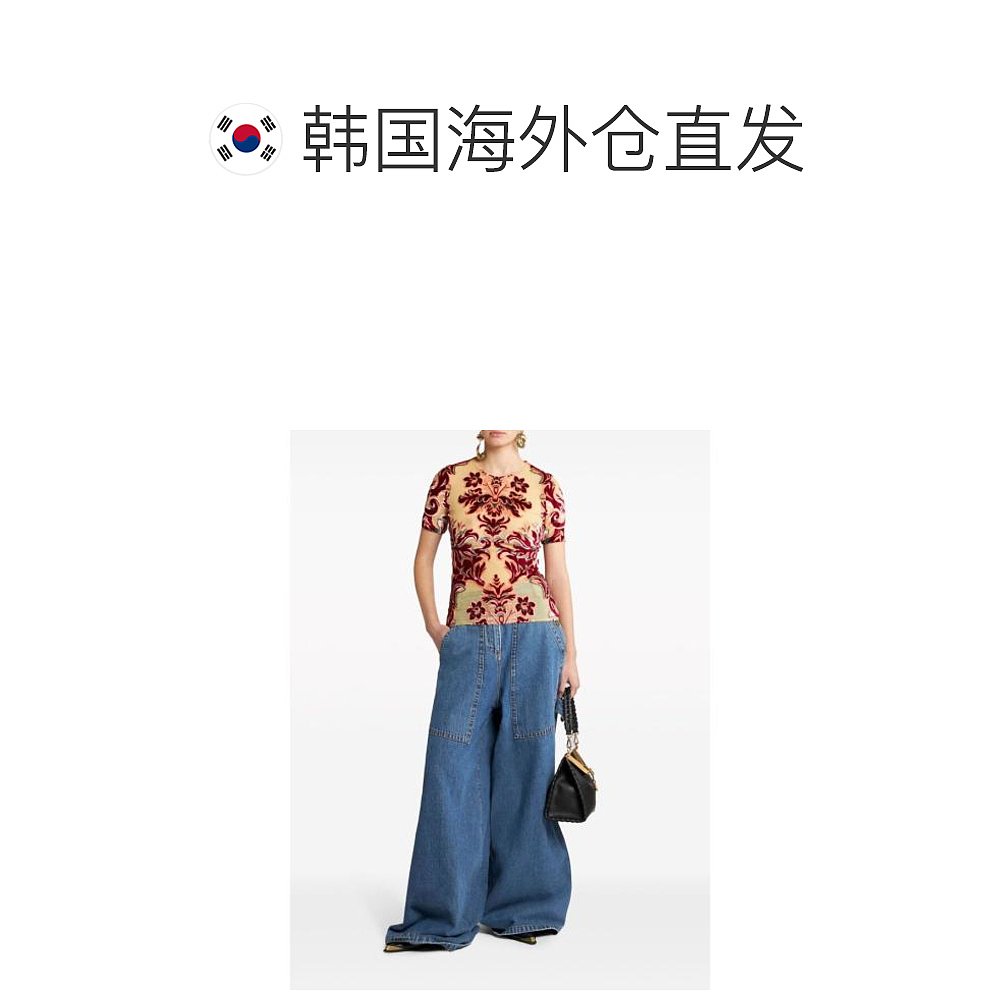 韩国直邮ETRO24SS牛仔女AD230 WRNB0012 S9000 BLUE - 图1