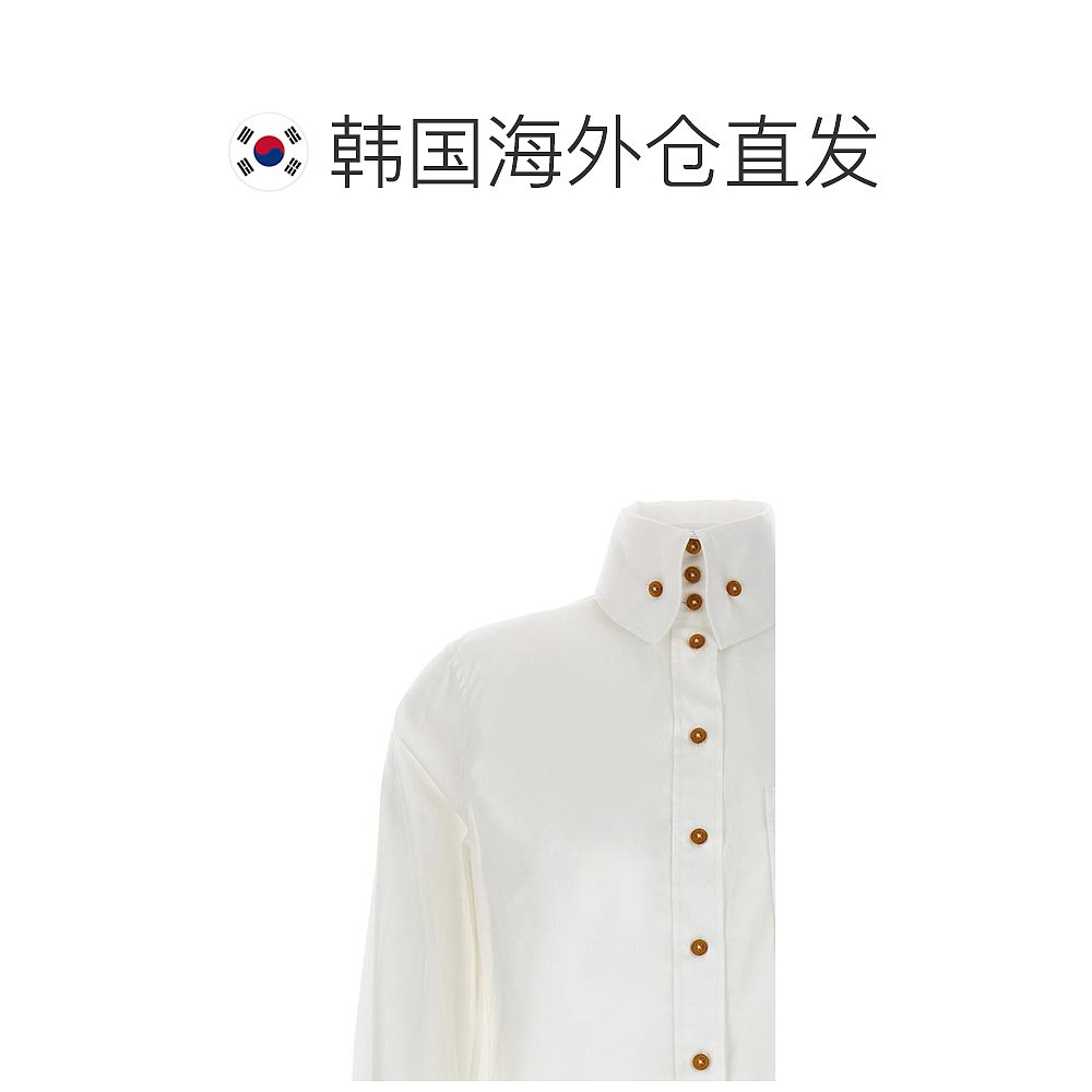 韩国直邮VIVIENNE WESTWOOD24SS衬衫女15010057W009QBSA401WHITE - 图1