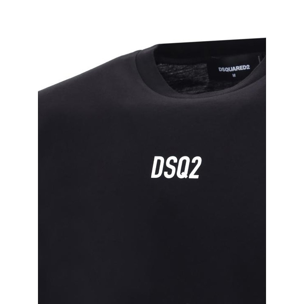 韩国直邮DSQUARED223FW短袖T恤男S74GD0997S23009 900BLACK - 图2