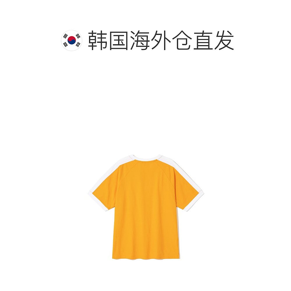 韩国直邮YALE [YALE X WAUSAN30] COLOR BLOCK RAGLAN TEE YELLOW - 图1