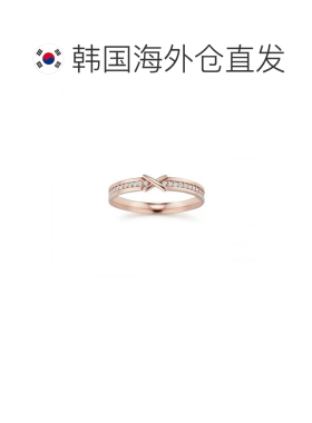 韩国直邮STONEHENGE  14K金情侣戒指婚戒女士款M0760(2)玫瑰