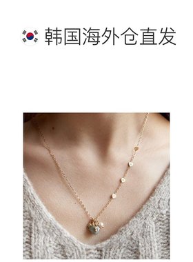 韩国直邮TATIANA 项链 1706538珍珠吊坠链子