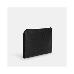 韩国直邮COACH Ethan Portfolio 签名帆布包 CU113 青铜色/黑色/