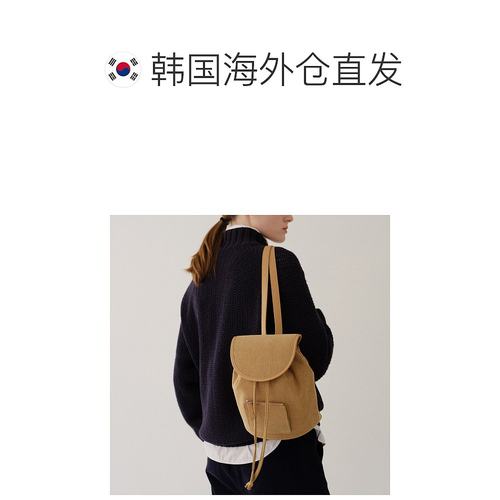 韩国直邮roh seoul通用双肩包背包棕色-图1