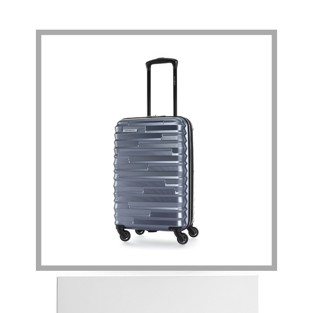 韩国直邮Samsonite 旅行箱 新秀丽拉链箱包 51cm (20) - 蓝色 - 图3