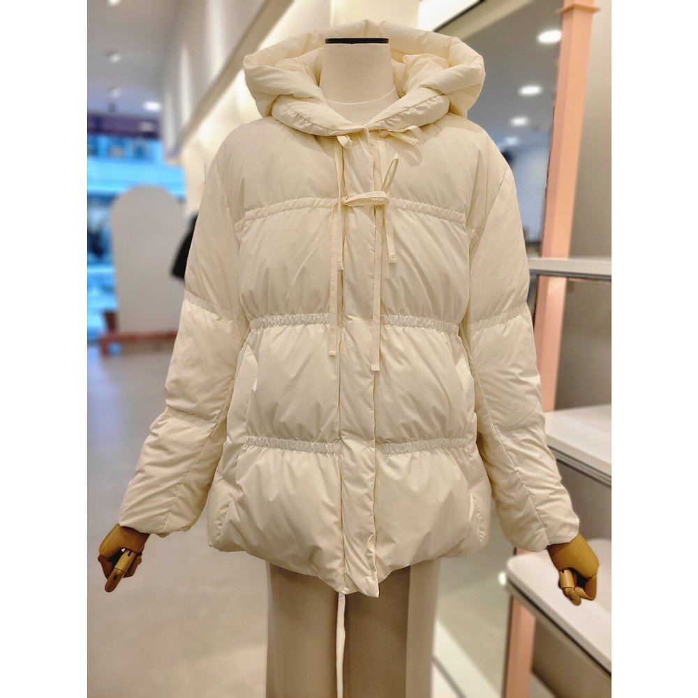 韩国直邮[ITMICHAA] 女性飘带鹅毛羽绒外套 (ITOBWPD370) - 图2