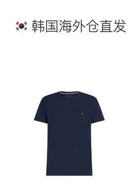 【韩国直邮】TOMMY HILFIGER  男士弹力修身圆领T恤藏蓝色