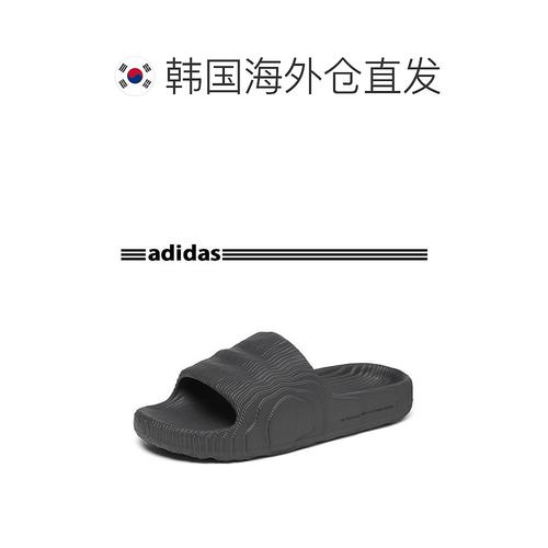 韩国直邮Adidas运动沙滩鞋/凉鞋 ADILETTE/22/Slide/Black/HP652-图1