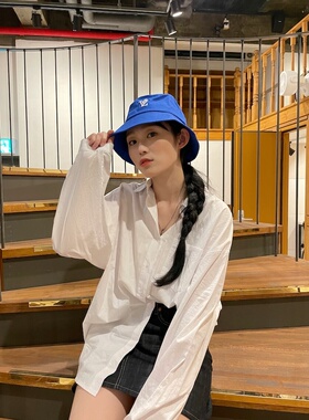 韩国直邮VARZAR男女款遮阳防晒渔夫帽BTS明星INS同款运动时尚百搭