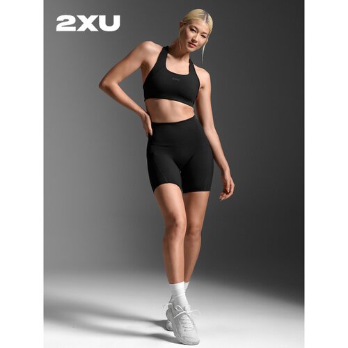 香港直邮2XUForm Stash Hi-Rise Bike Short女士运动短裤WA6907b - 图0
