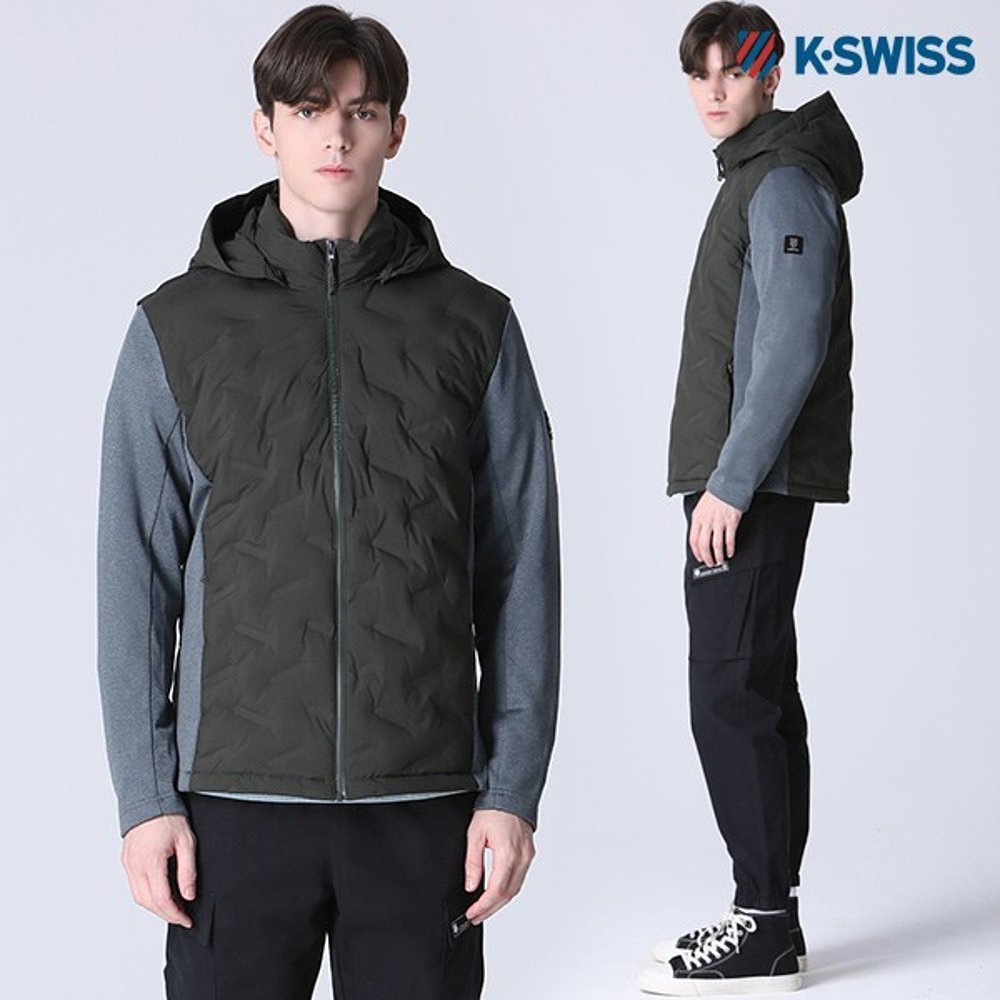 韩国直邮K.Swiss风衣[K-SWISS] K-SWISS管型功能性训练服填-图2