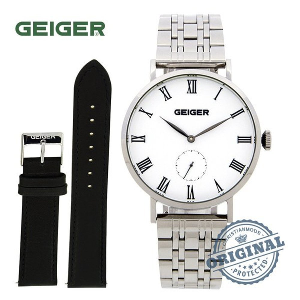 韩国直邮Geiger欧美腕表[GEIGER]男士手表(GE1164WSM/金属色)-图2
