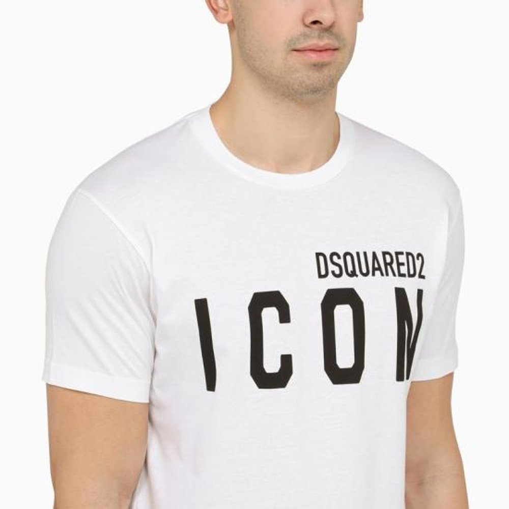 韩国直邮DSQUARED224SS短袖T恤男S79GC0003S23009White - 图2