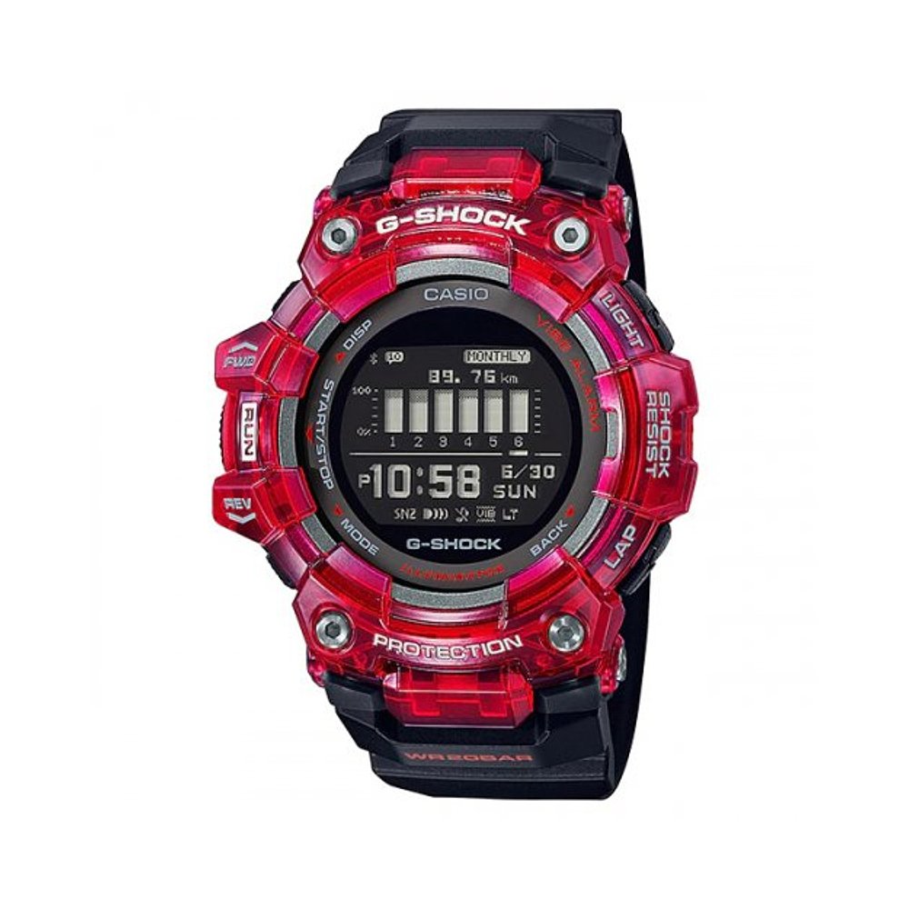 韩国直邮G-SHOCK 卡西欧复古运动小方块表GBD-100SM-4A1DR-RED - 图0