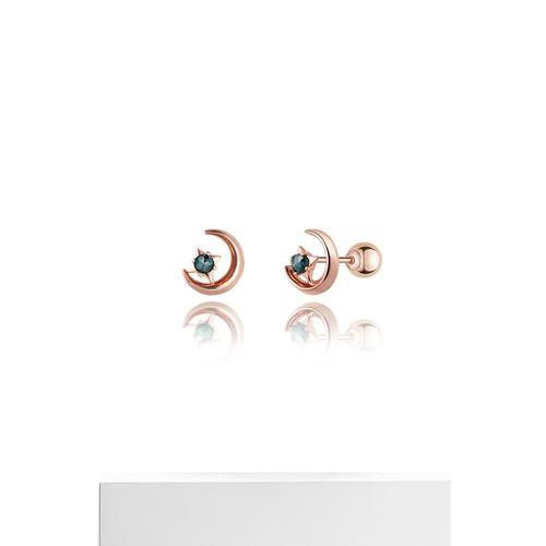 韩国直邮STONEHENGE 女士耳钉 SAG-23A11M-S4RD000 14k 单只 - 图3