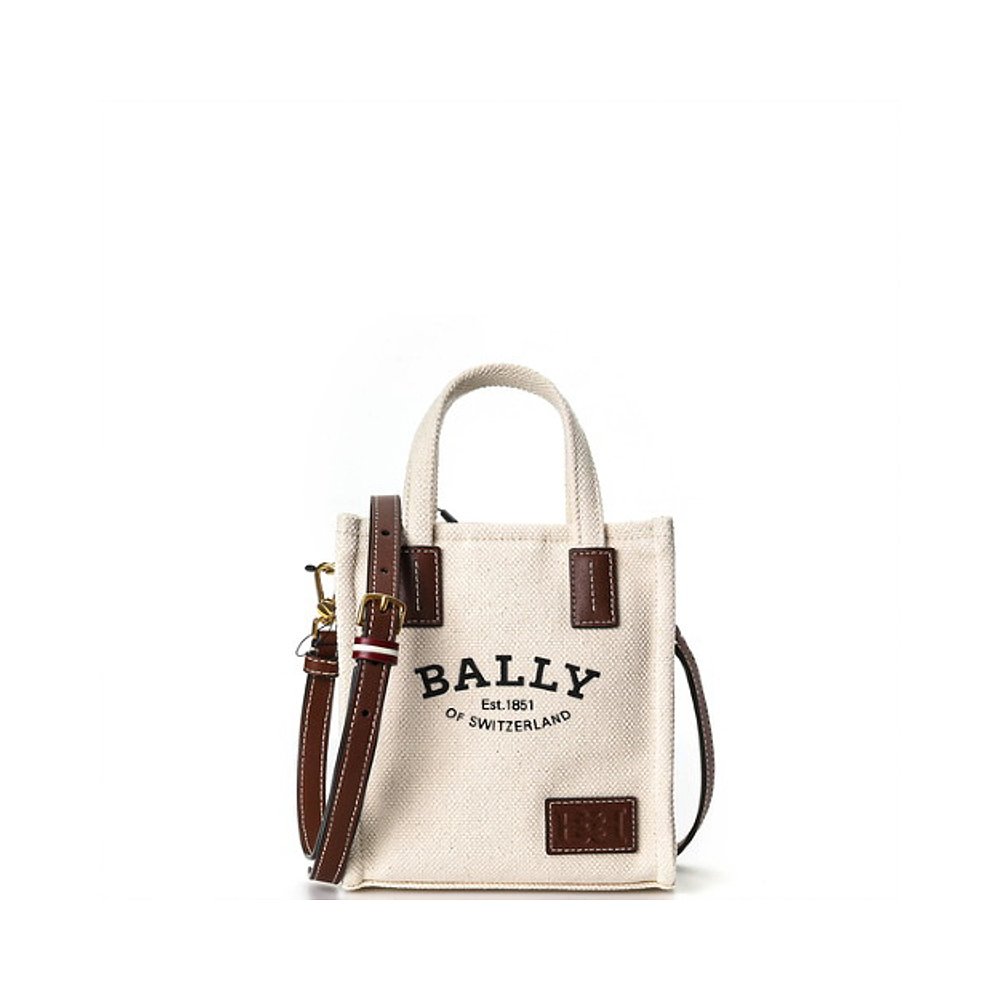 韩国直邮[BALLY] Bali Crystallia Canvas Mini Bag 16个天然WAM0 - 图0