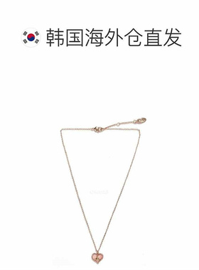 韩国直邮Vivienne Westwood西太后PETRA土星吊坠粉爱心项链黄铜
