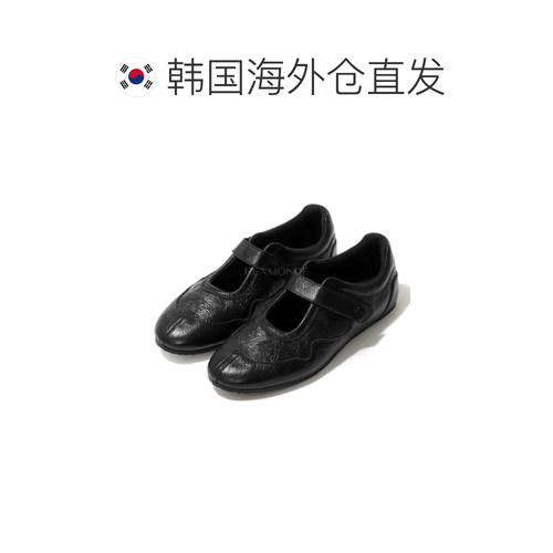 韩国直邮Cecilie Bahnsen COSMO 纹理皮革运动鞋（425FTW30001 黑 - 图1