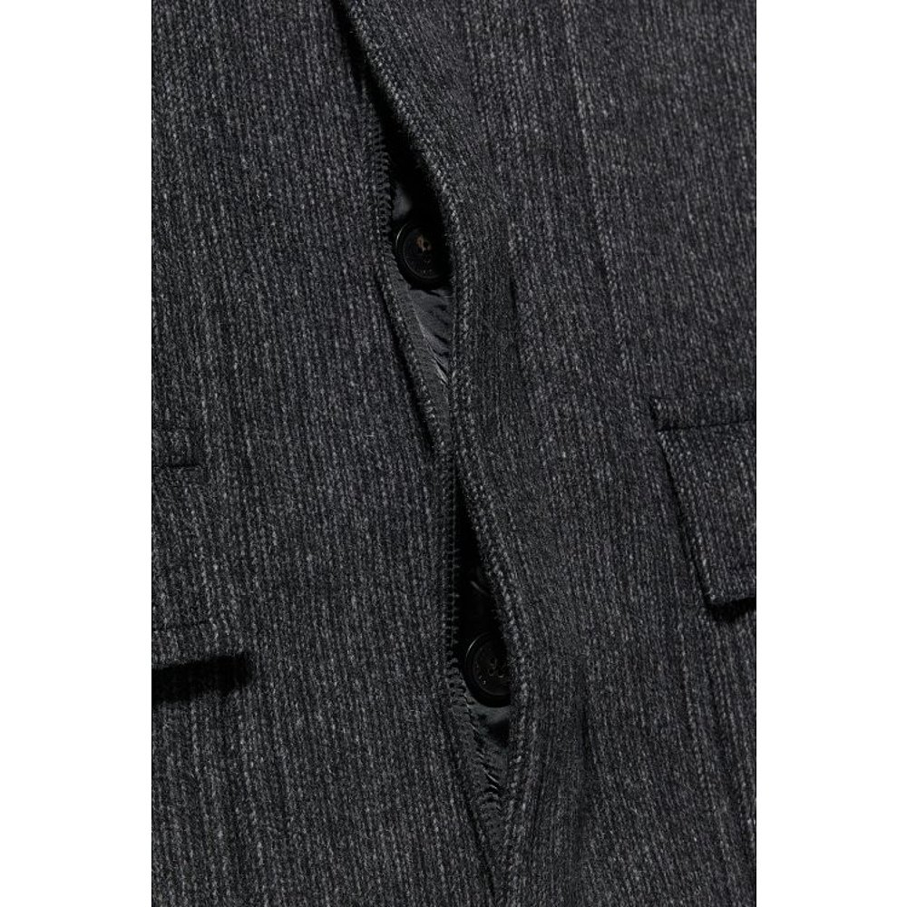 韩国直邮VIVASTUDIO 男士外套DIVIDE BALMACAN COAT [MULTI BLACK - 图2