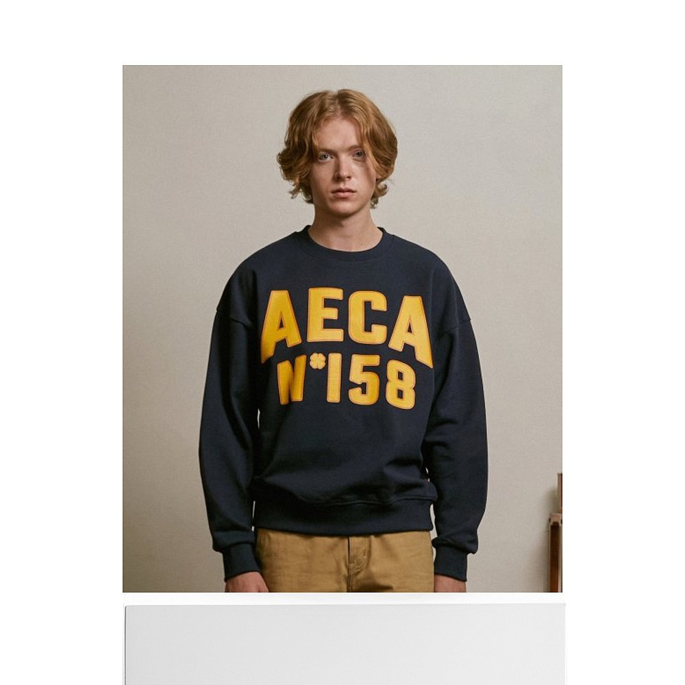 韩国直邮AECA 男士卫衣AWCMFWBBTSSOV002A5LB OVERSIZE TEAM AECA - 图3