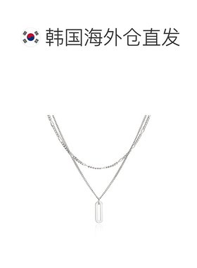 韩国直邮Rita Monica 项链301305444 Square Edge Chain Layered