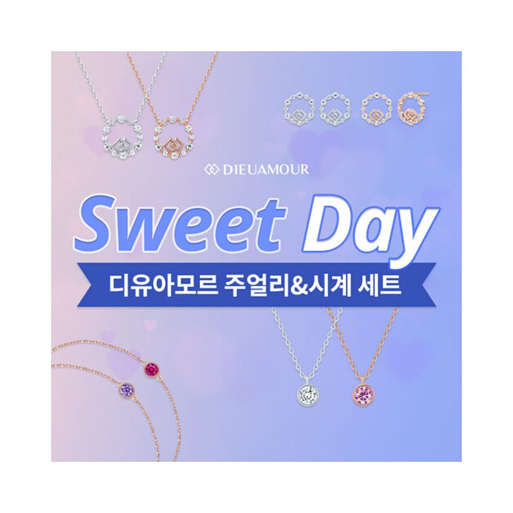 韩国直邮[DIUA MOR] Sweet Day金属皮革手表 DAW6101,DAW6102-图0