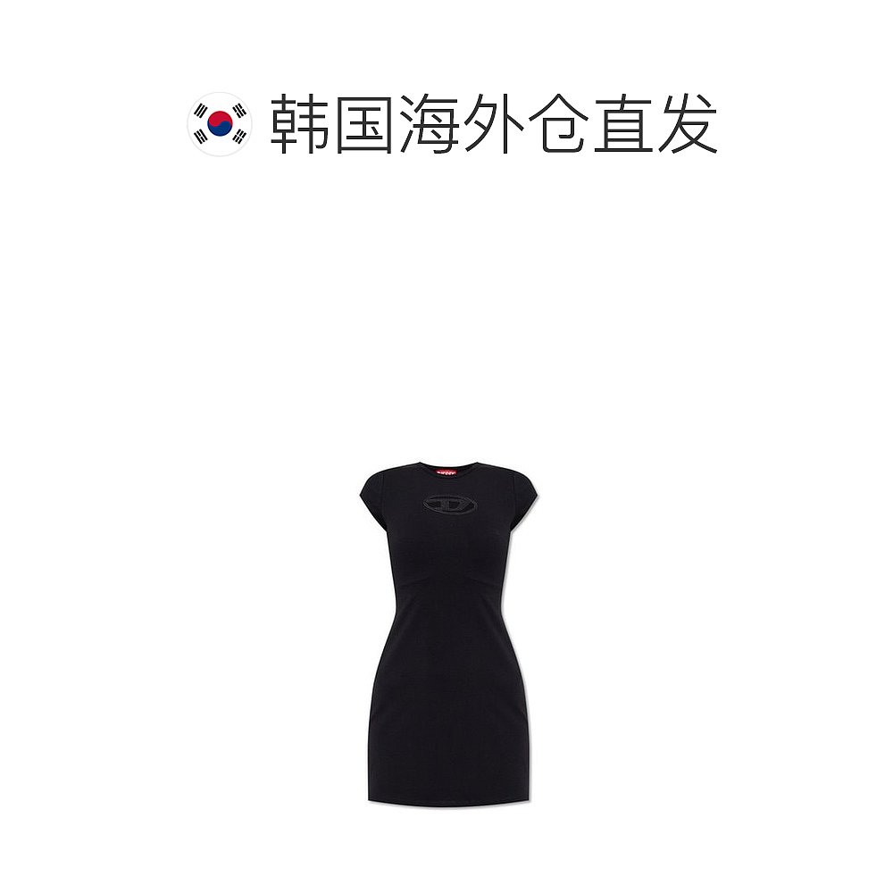 韩国直邮DIESEL Diesel D Angel 黑色短裙 A06270 0AFAA 9XXA - 图1